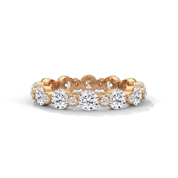 Diamond Eternity Band Ring – Round Cut Full Circle Wedding & Anniversary Ring.
