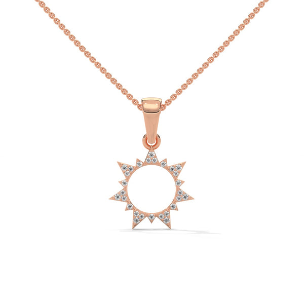 Diamond Snowflake Pendant Necklace – Winter Inspired Jewelry.